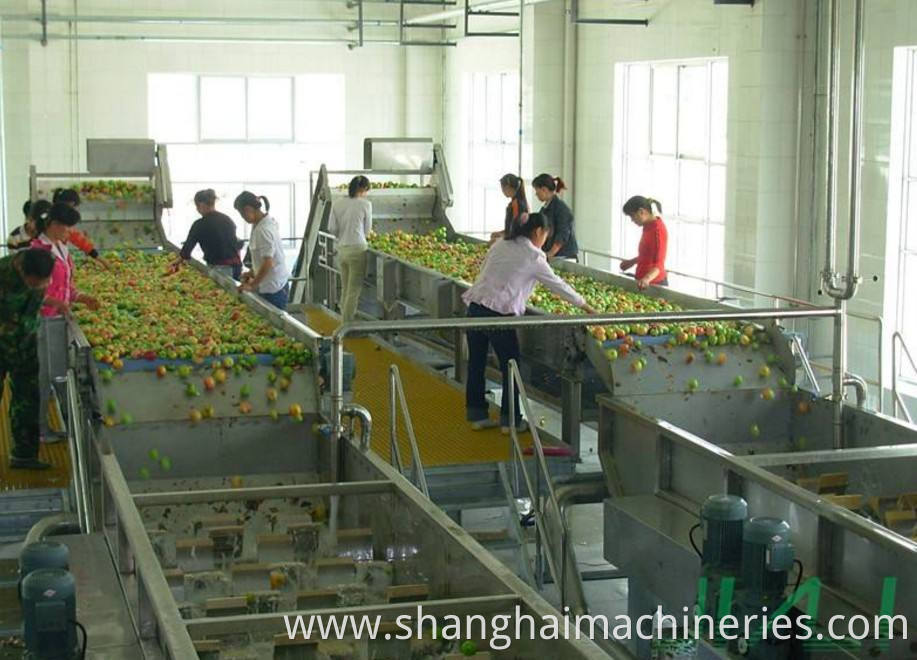 stainless steel fruit apple / orange /guava jam / puree processing machine